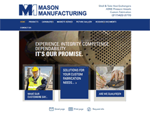 Tablet Screenshot of masonmfg.com